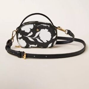 Kate Spade Black and White Floral Crossbody